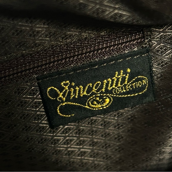 Womens Leather Eel Skin Handbag Hobo Shoulder Size M Zip Soft Luxe Boho Vintage - Picture 12 of 13